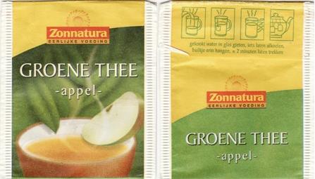 Zonnatura 01213131 Groene Thee Appel