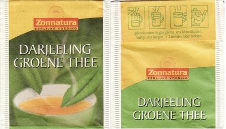 Zonnatura 01213132 Darjeeling Groene Thee