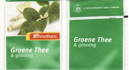 Zonnatura 958105 Groene Thee Ginseng