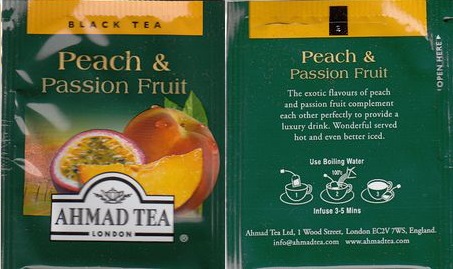 Ahmad Black Tea Peach & Passion Fruit