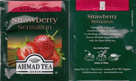 Ahmad Black Tea Strawberry Sensation