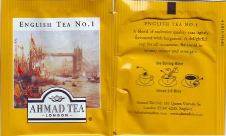 Ahmad English Tea No 1 Foil Yellow 2