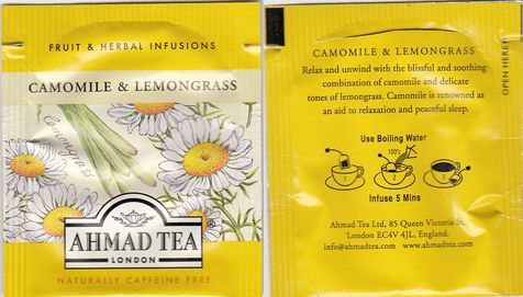 Ahmad Fruit & Herbal Camomile & Lemongrass 2