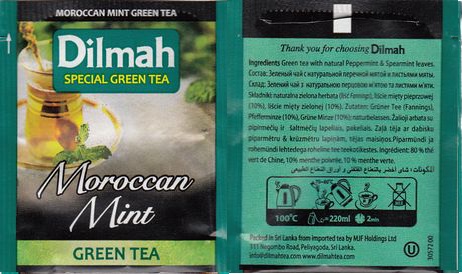 Dilmah Fun Teas Green Tea Moroccan Mint