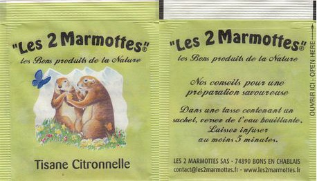 Les 2 Marmottes 03 Tisane Citronnelle