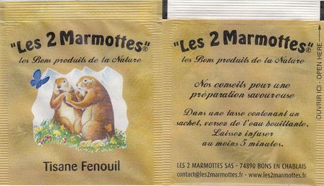 Les 2 Marmottes 03 Tisane Fenouil