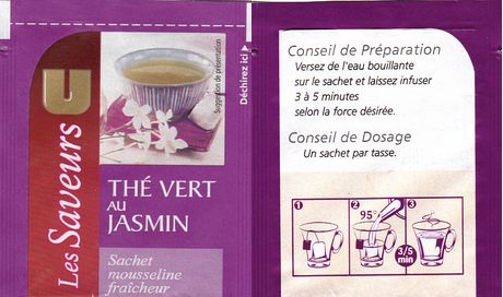 U 06 Les Saveurs Thé Vert Au Jasmin