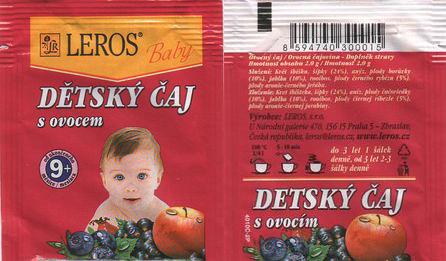 Leros Baby Dětský Čaj s Ovocem 2