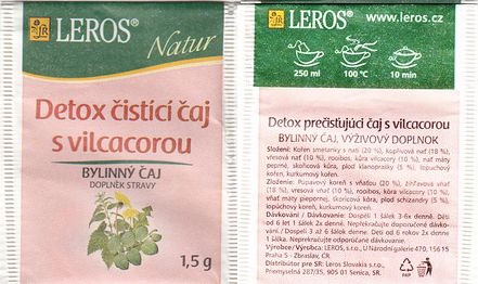 Leros Natur Detox Cistitci Čaj s Vilcacorou 4