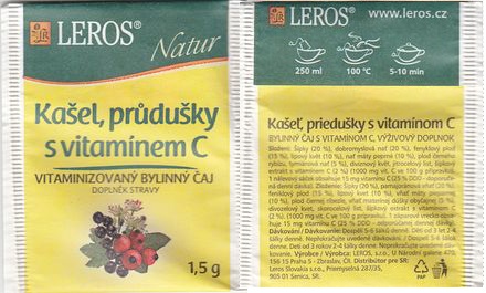 Leros Natur Kašel Průdušky s Vitaminem C 4