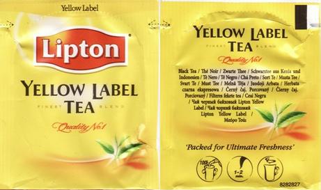 Lipton 8282827 Yellow Label Tea