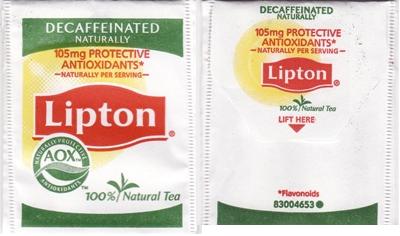 Lipton 83004653 Green Tea Decaff