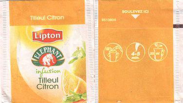 Lipton 8510804 Elephant Infusion Tilleul Citron