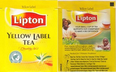 Lipton 8703462 Yellow Label Tea