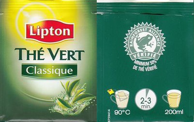 Lipton 8759414 Thé Vert Classique