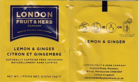 London 05 Lemon & Ginger Foil