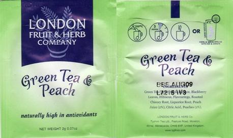 London Green Tea & Peach Typhoo