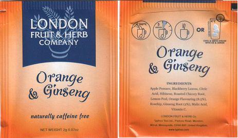 London Orange & Ginseng Typhoo