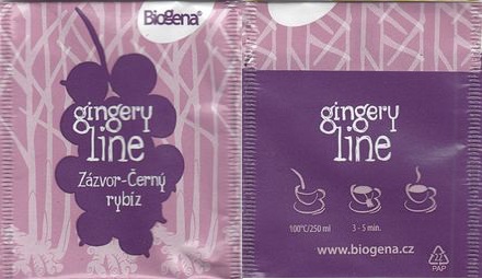 Biogena 18 Gingery Line Zázvor Černý Rybíz