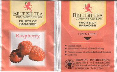 British Tea Black Tea Raspberry