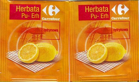 Carrefour Herbata Pu Erh Cytrynowa No Flap