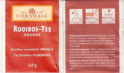 Cornwall 01214062 Rooibos Tee Orange