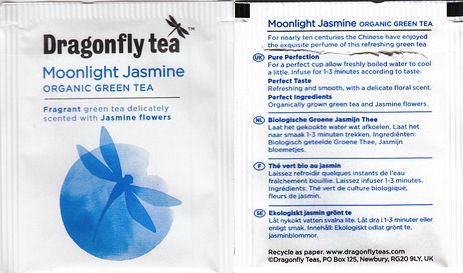 Dragonfly Tea 03 Moonlight Jasmine Organic Green Tea