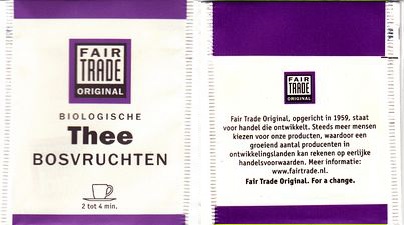 Fair Trade Original 956030 Biologische Thee Bosvruchten