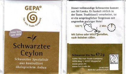 Gepa 03 Schwarztee Ceylon