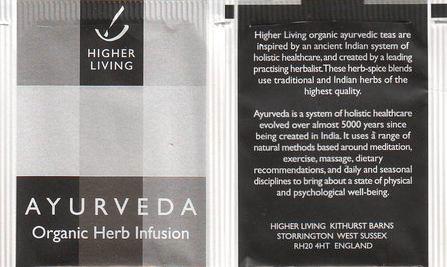 Higher Living Ayurveda Organic Herb Infusion