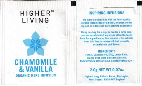 Higher Living Chamomile & Vanilla