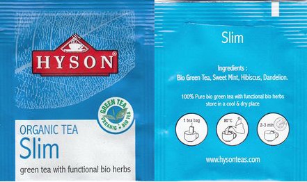 Hyson 07 Organic Tea Slim