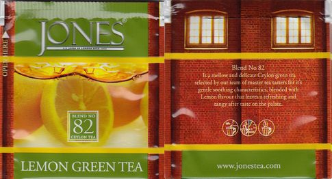 Jones 82 Lemon Green Tea W