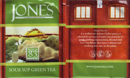 Jones 83 Sour Sup Green Tea