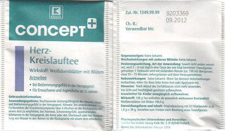 K Concept Plus Herz Kreislauftee Paper