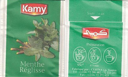 Kamy Tunis Menthe Reglisse