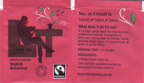 London Tea Company English Breakfast Fair Trade