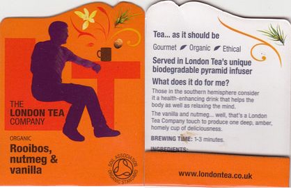 London Tea Company Organic Rooibos Nutmeg & Vanilla