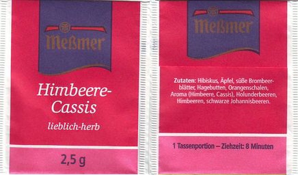 Meßmer 02212258 Himbeere Cassis