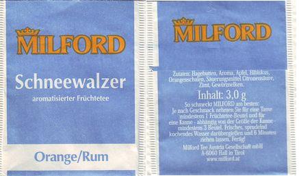 Milford 01215170 Orange Rum