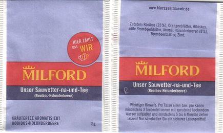 Milford 01218925 Unser Sauwetter Na Und Tee