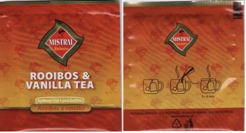 Mistral Rooibos Vanilla Tea