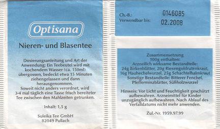 Optisana Nieren Und Blasentee