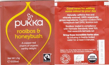 Pukka 07 Rooibos & Honeybush Ft