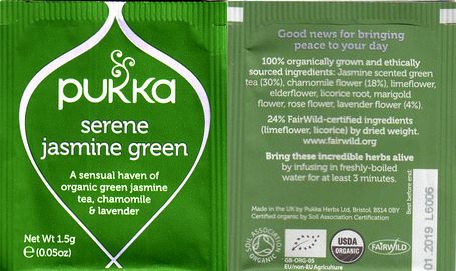 Pukka 07 Serene Jasmine Green