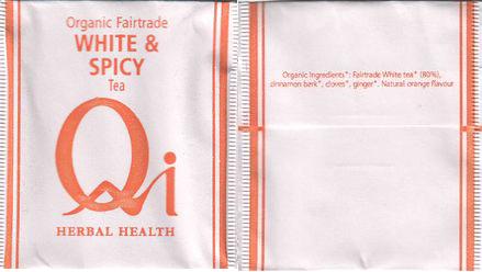 Qi Organic Fair Trade White & Spicy Tea