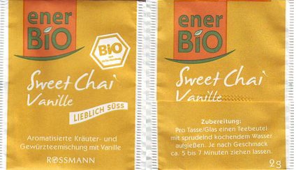 Rossmann Ener Bio XWP92 Sweet Chai Vanille