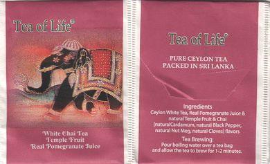 Tea of Life White Chai Tea Temple Fruit