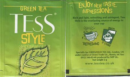 Tess Green Tea Style 2