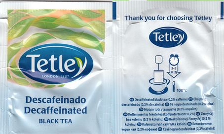 Tetley 23 Descafeinado